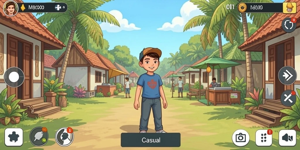 Momen kompetisi seru di mode multiplayer.