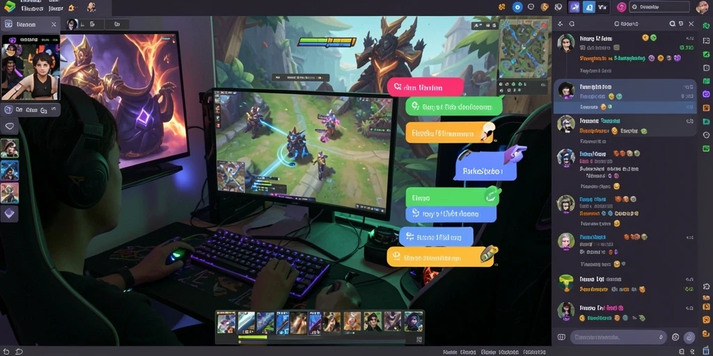 Momen seru dalam permainan multiplayer yang kompetitif.