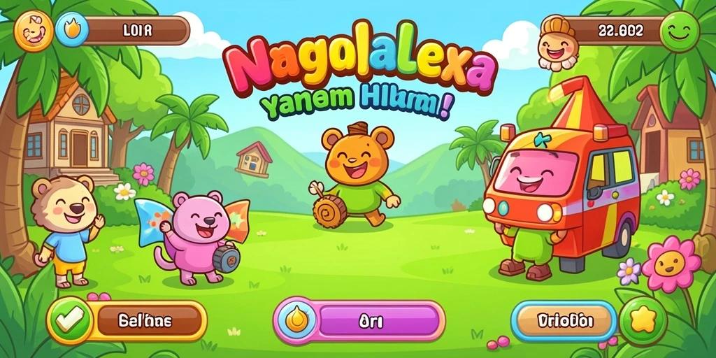 Tampilan mode permainan yang menegangkan dan penuh aksi.